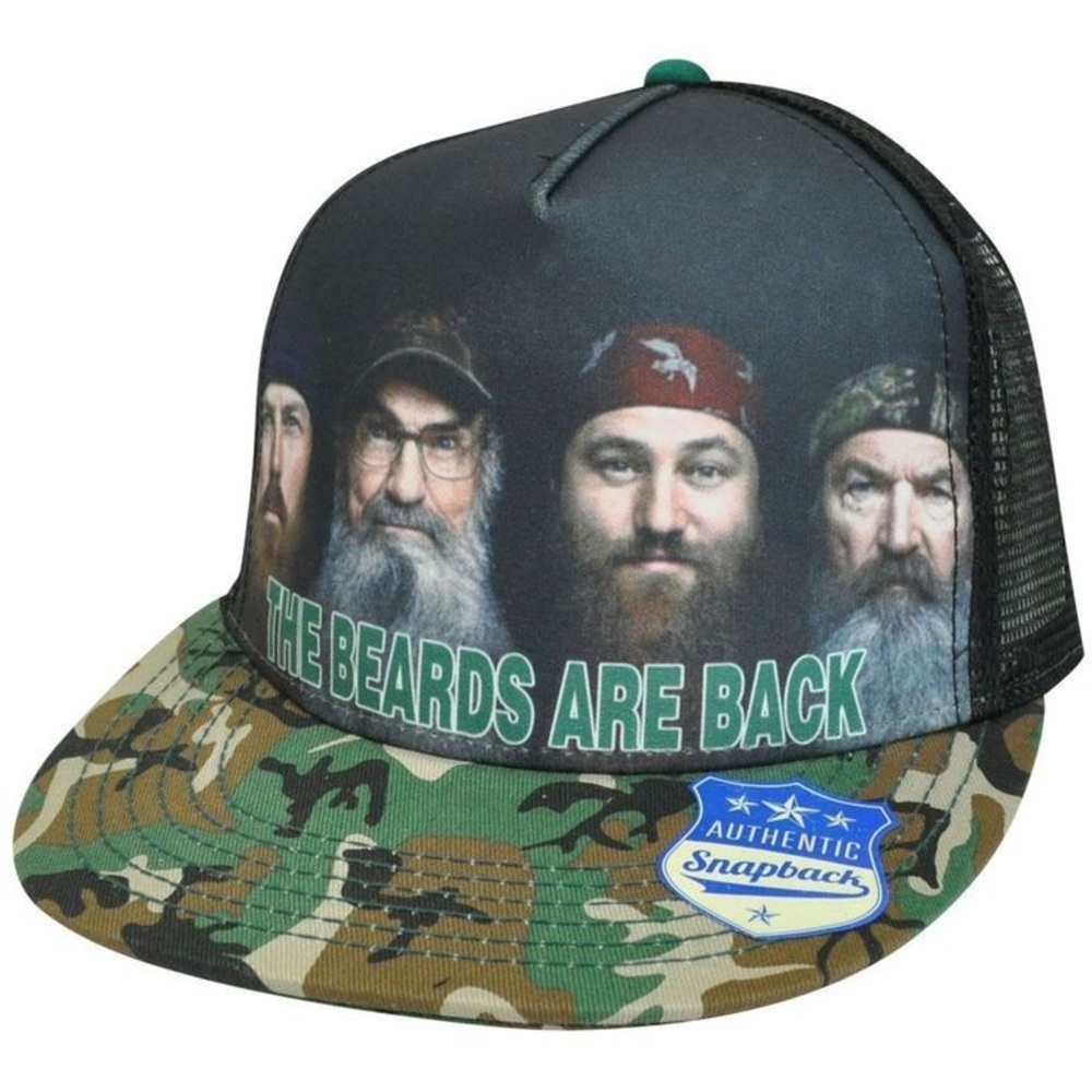 Duck dynasty snapback hat cap The beards are back